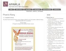 Tablet Screenshot of apawla.org